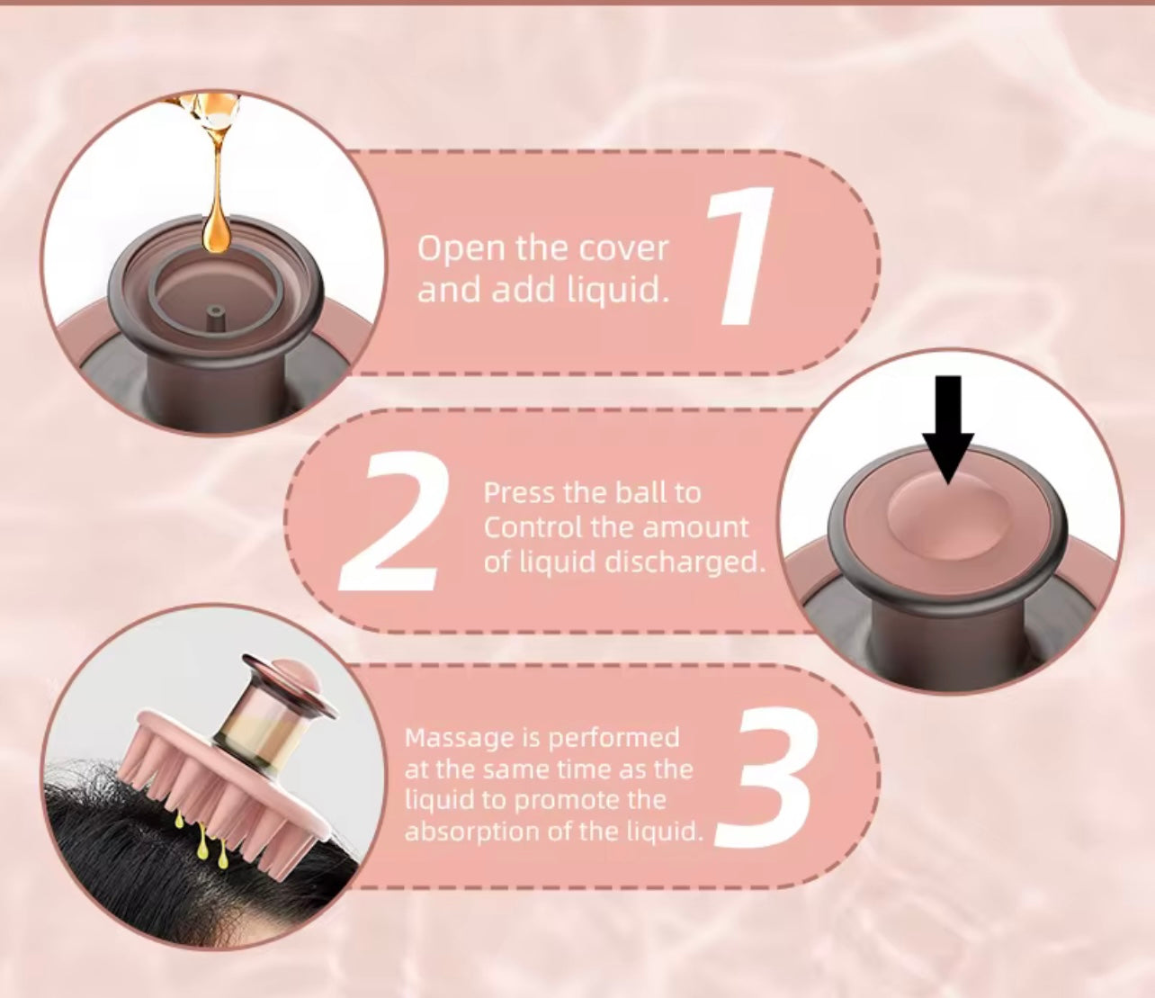 Hair Oil Applicator/ Massager