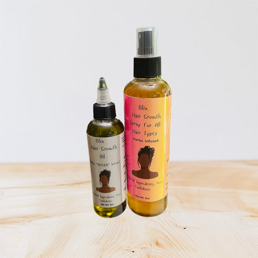 Hair Spray and Hair Oil Combo